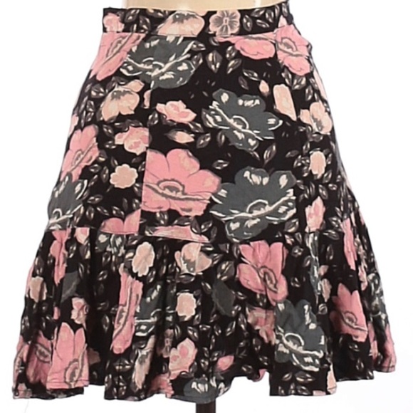 Spell & The Gypsy Collective Wiona Mini Skirt in Coal XXS Black Pink  23” Waist - Picture 6 of 13